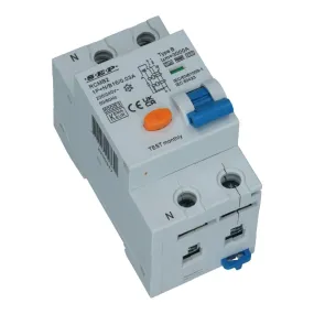 Aardlekautomaat B 6A 1 polig + nul Type B 300mA 6kA 45mm RCMB