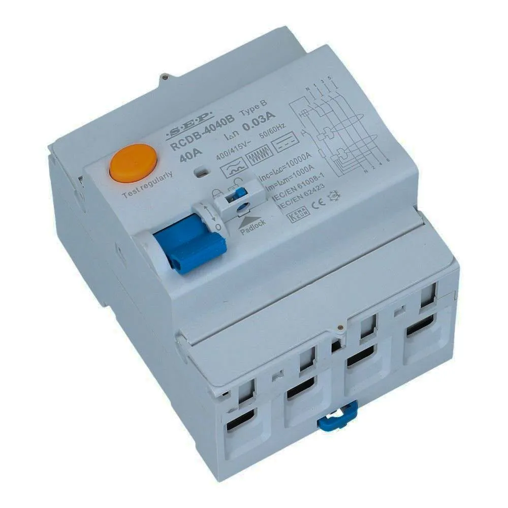 AARDLEKSCHAKELAAR 4 POLIG 25A 300MA TYPE B RCDB