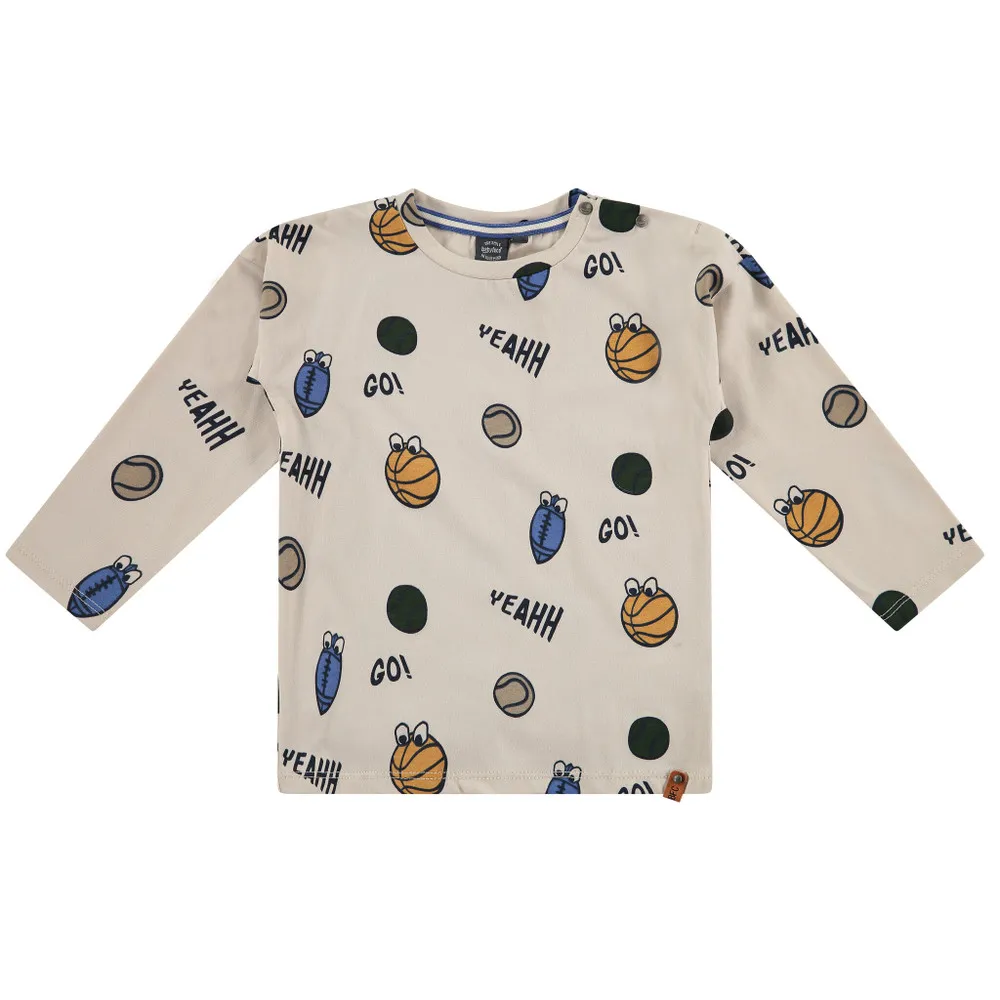  BABYFACE BOYS TSHIRT LONG SLEEVE 681 BEIGE KL