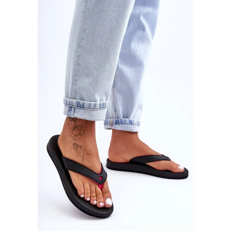 DAMES SLIPPERS 4F 4FSS23FFLIF06121S ZWARTROZE