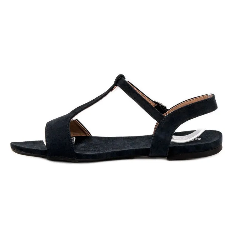 Evento Casual sandalen zwart