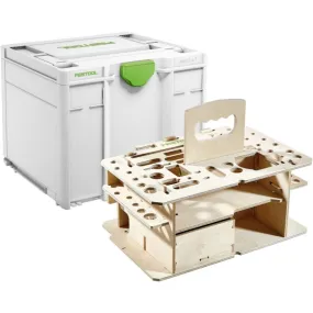 Festool T-loc Systainer 4 + houteninzet voor gereedschap - SYS3 HWZ M 337