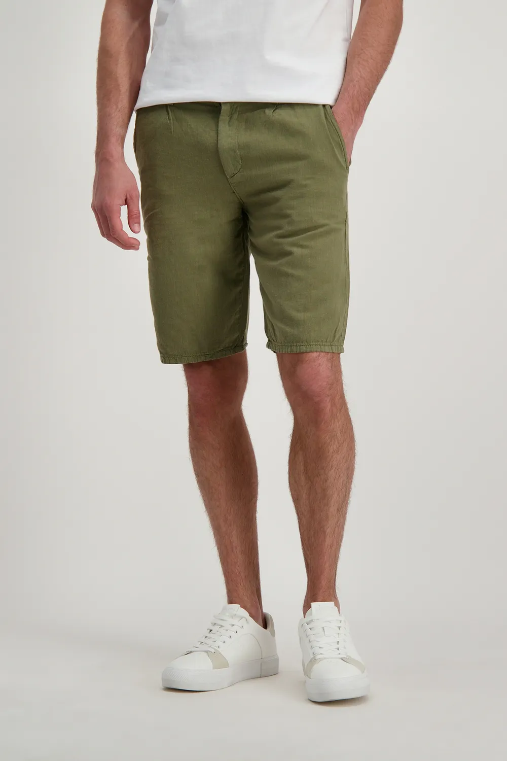 HORAN SHORT LINEN 62664 OLIVE