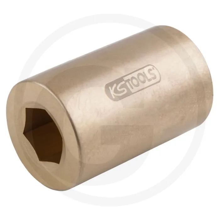 KS TOOLS BRONZE STECKNUSS 1" 6KANT 2.1/4"  VONKVRIJ, CORROSIEBESTENDIG, 1350G