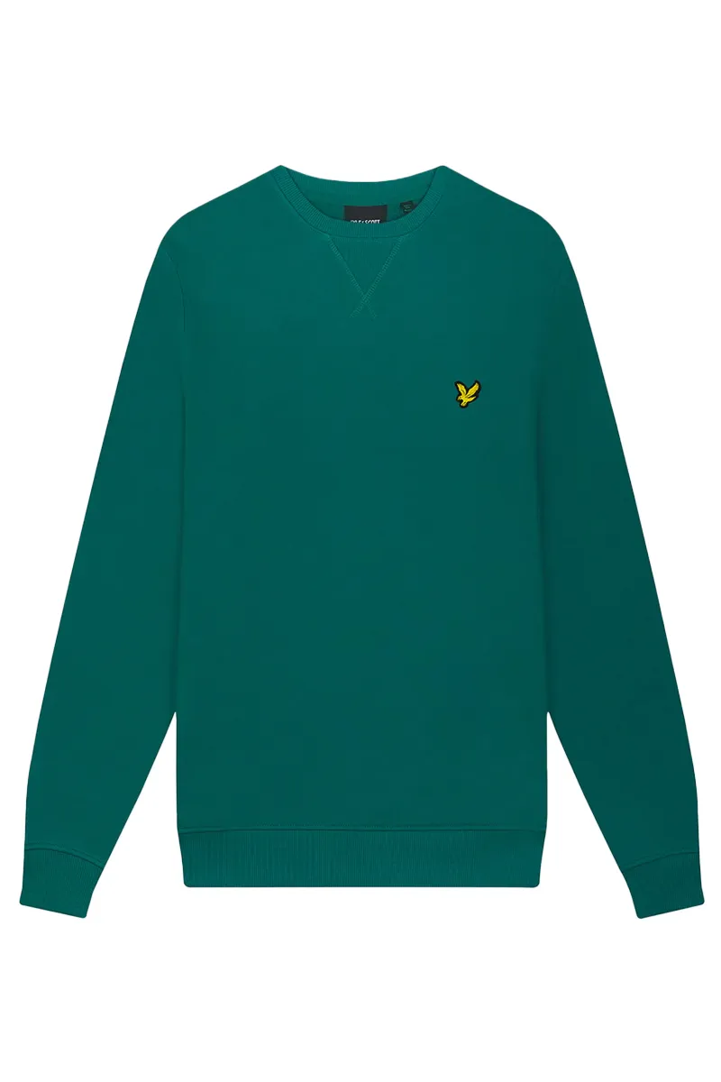Lyle And Scott Sweater Crew Neck Sweatshirt  Petrol