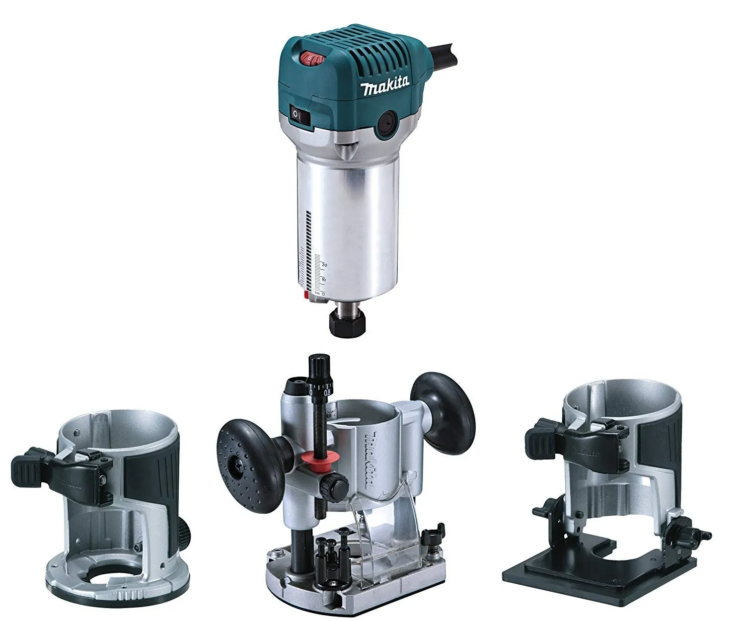 MAKITA Einhandfräse RT0702CX2J