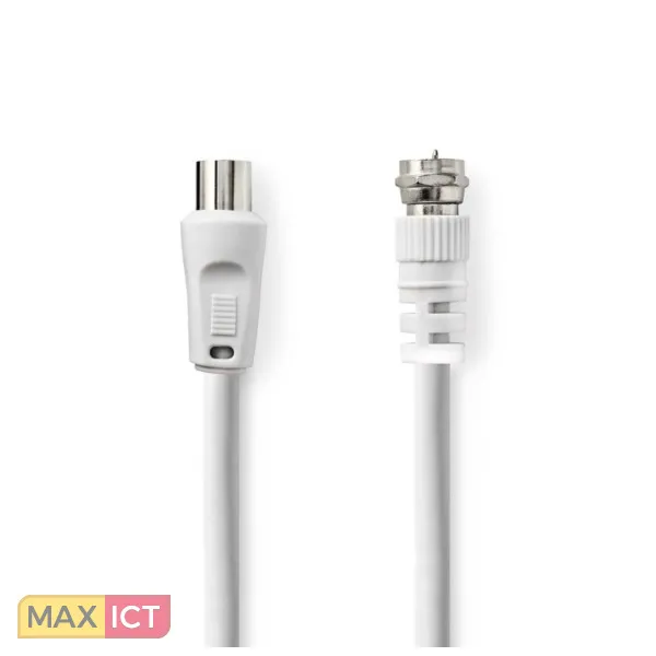 NEDIS CSGL41800WT30 COAXKABEL 3 M FTYPE IEC WIT