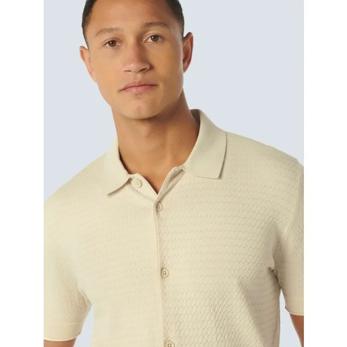 No Excess Gilet Ecru