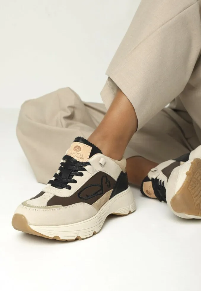 Sneaker Mariola Sign Zwart/Beige