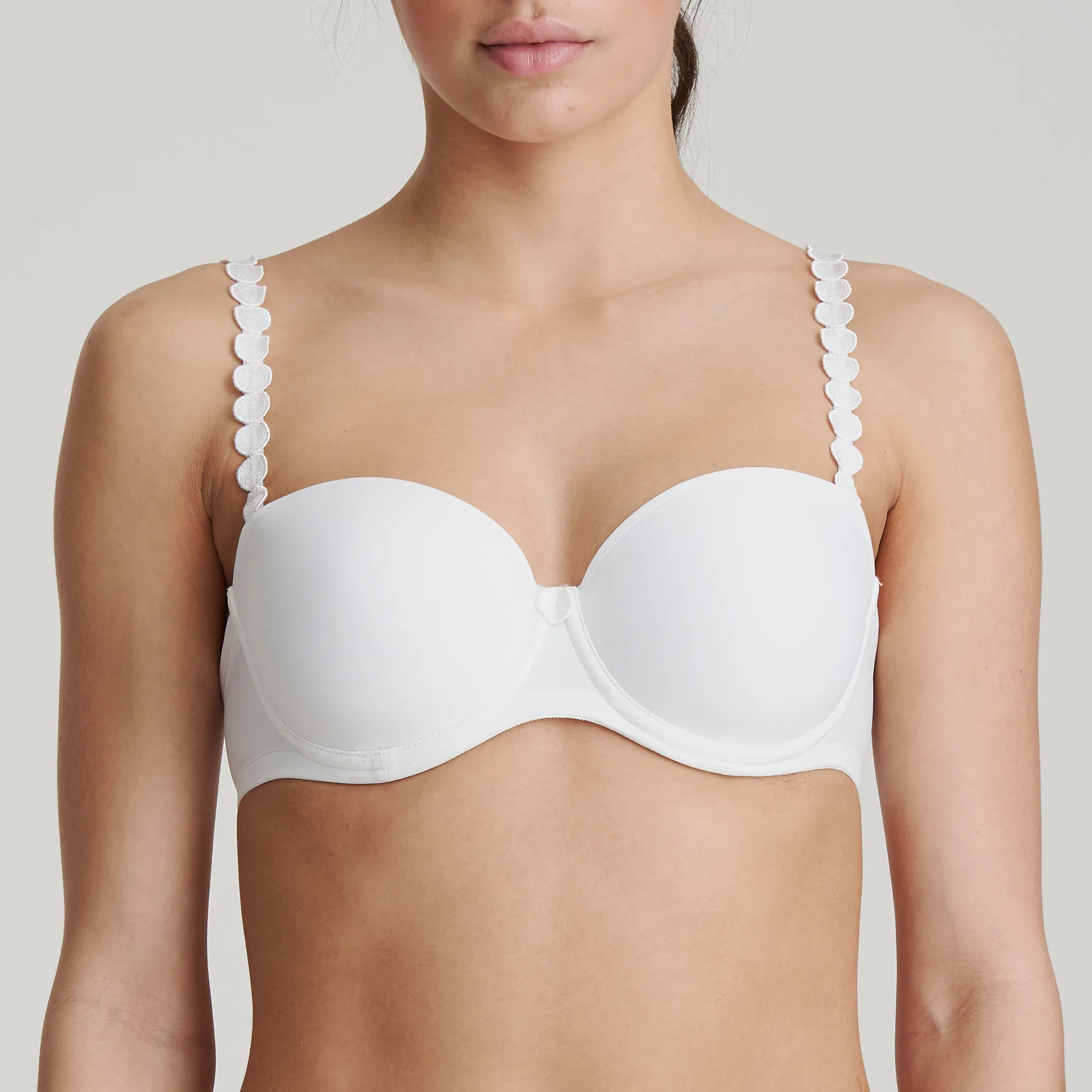 Tom – Strapless BH met Mousse – Wit