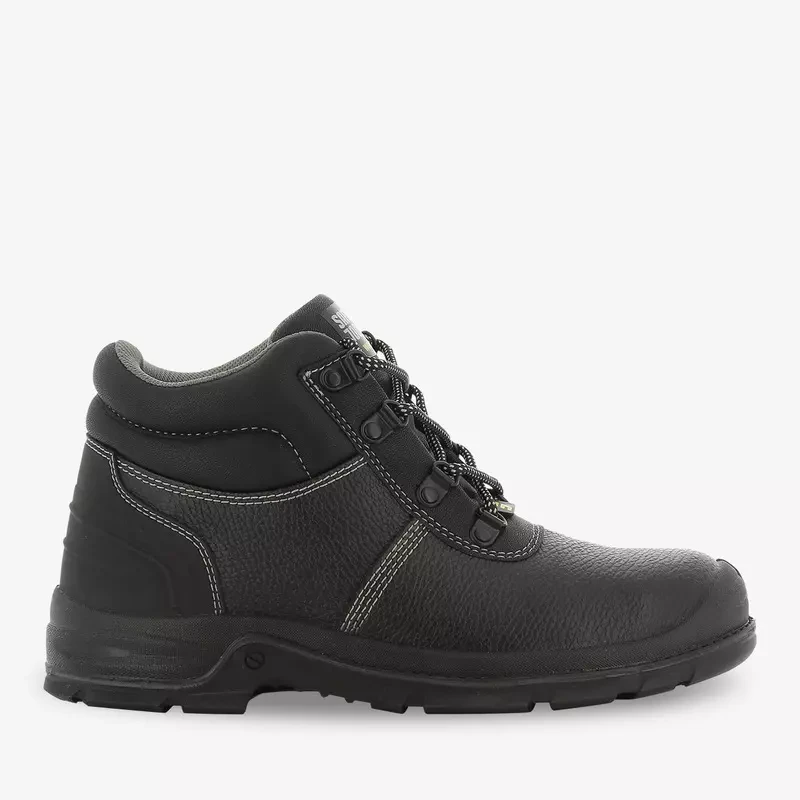 VH SCHOEN HOOG MODEL S3 KLEUR ZWART MET UITTRAPHIEL SAFETY JOGGER  BESTBOY2 MAAT 42